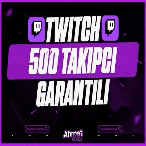  ⭐Twitch 500 Takipçi
